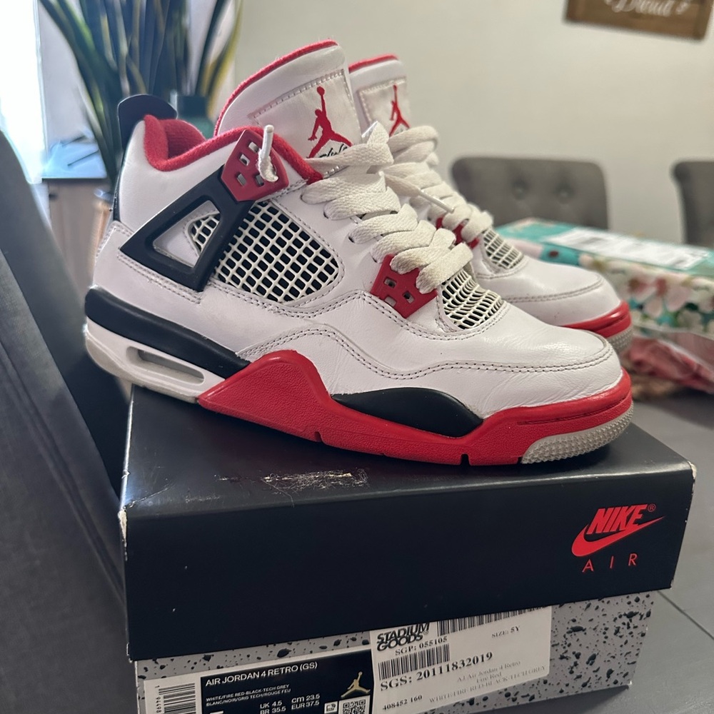 Air Jordan 4 retro Sneakers - Fire Red